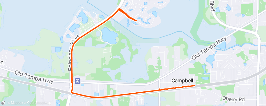 Map of the activity, Easy-ish hour ☀️🥵
