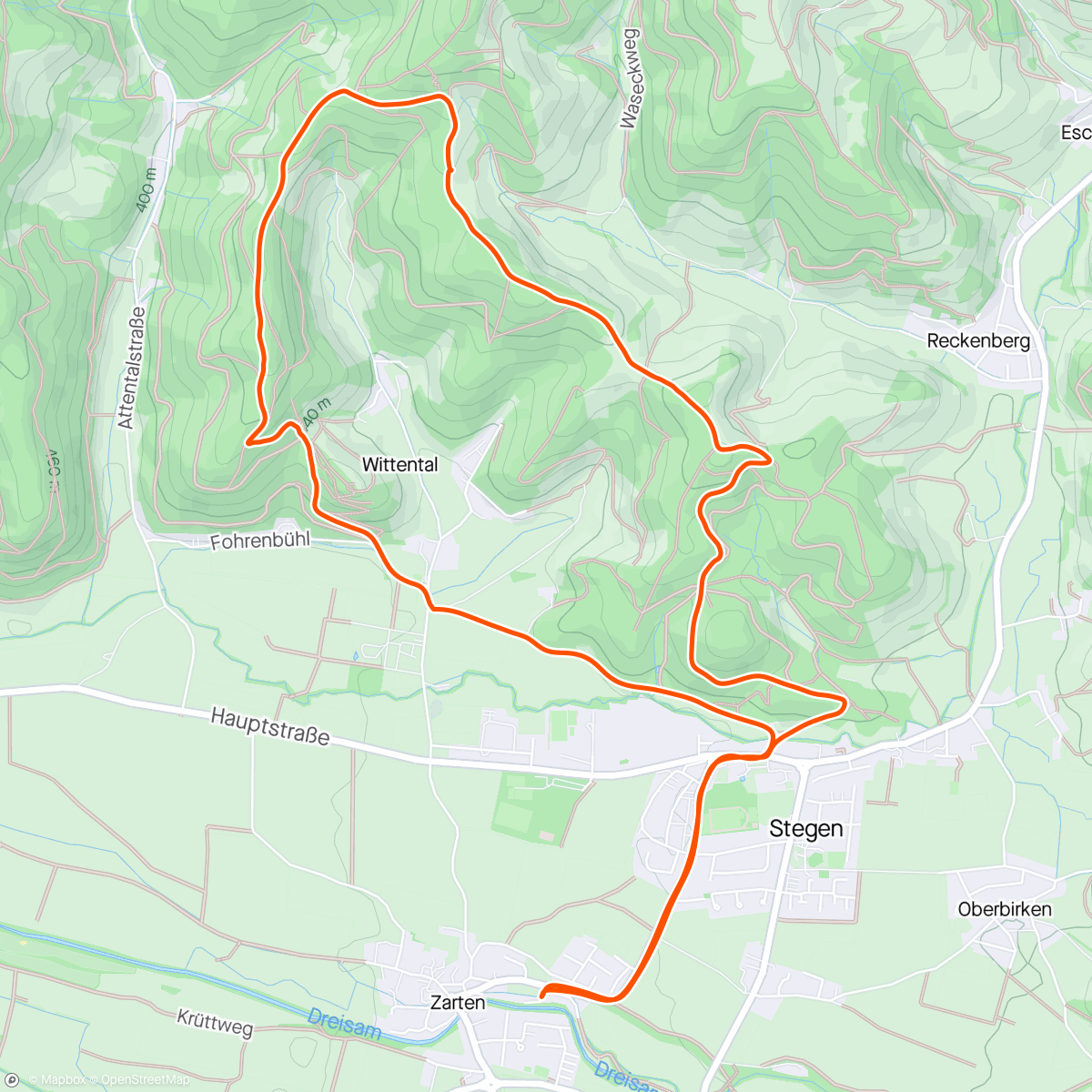 Map of the activity, SVK - Schlangenkapelle 🐍