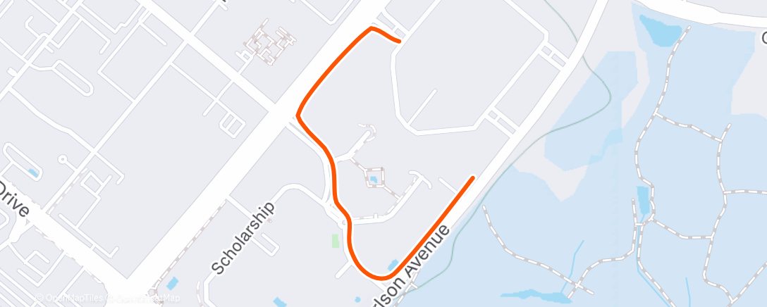 Map of the activity, Morning Walk