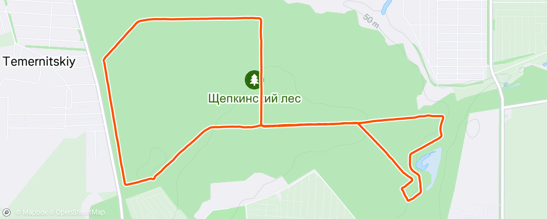 Map of the activity, Экиден