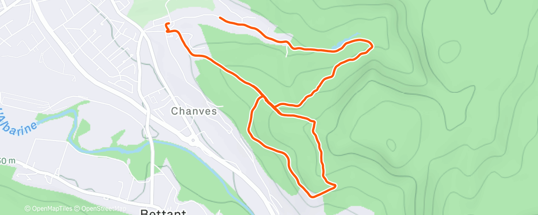 Map of the activity, Côtelettes 🐿