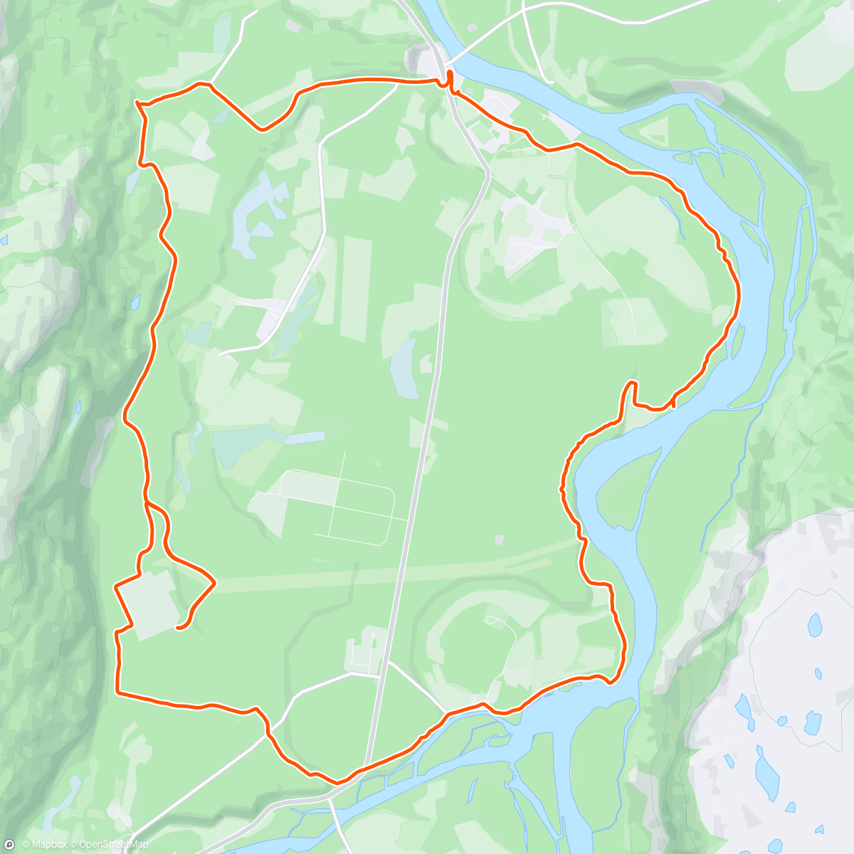 Map of the activity, Offroad Finnmark recon ride