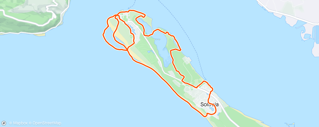 Map of the activity, Swimrun Tróia, calf went at 5km but managed to carry on. Had to walk the last 5k 🤦‍♂️

May hang up my paddles after this one 😢😢
