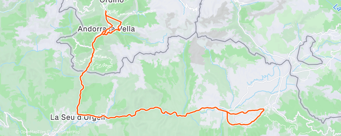 Map of the activity, La Massana, La Massana, Andorra 🇦🇩