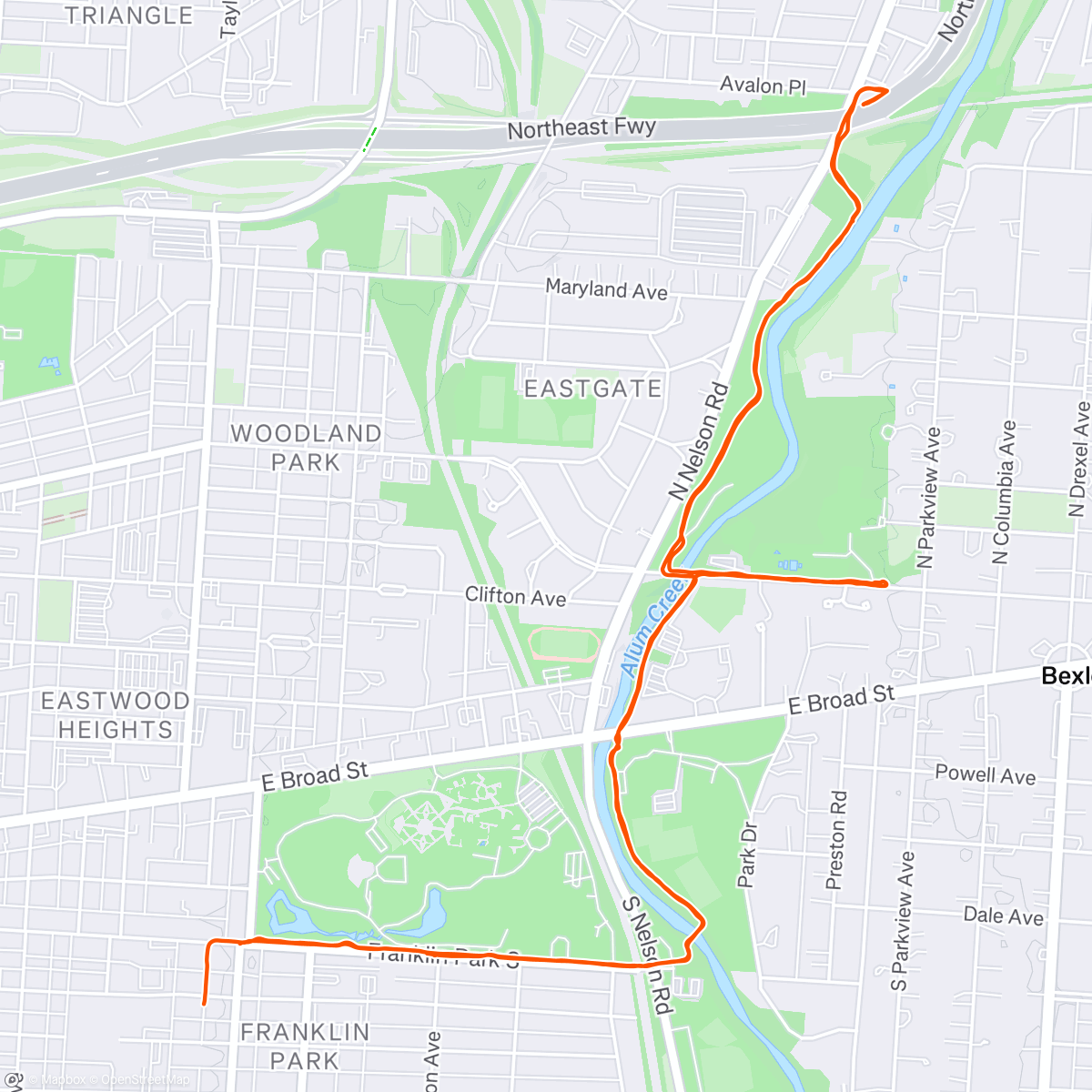 Карта физической активности (Day 358 - 1st RUN)