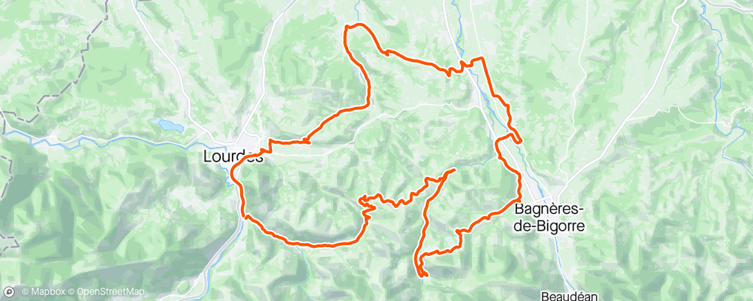 Map of the activity, Sortie vélo Montagne CCPl