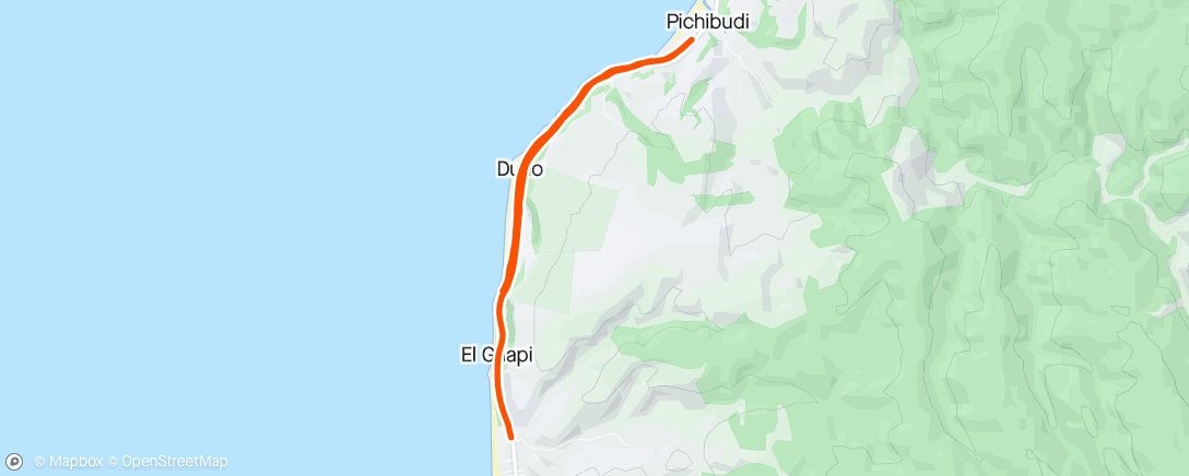 Mappa dell'attività Camminata dell'ora di pranzo