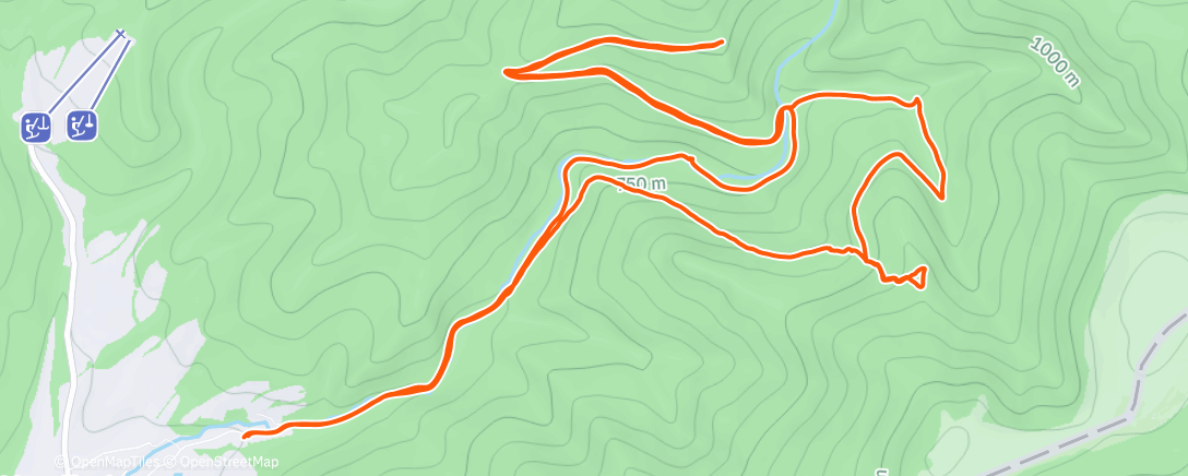 Карта физической активности (Morning Hike)