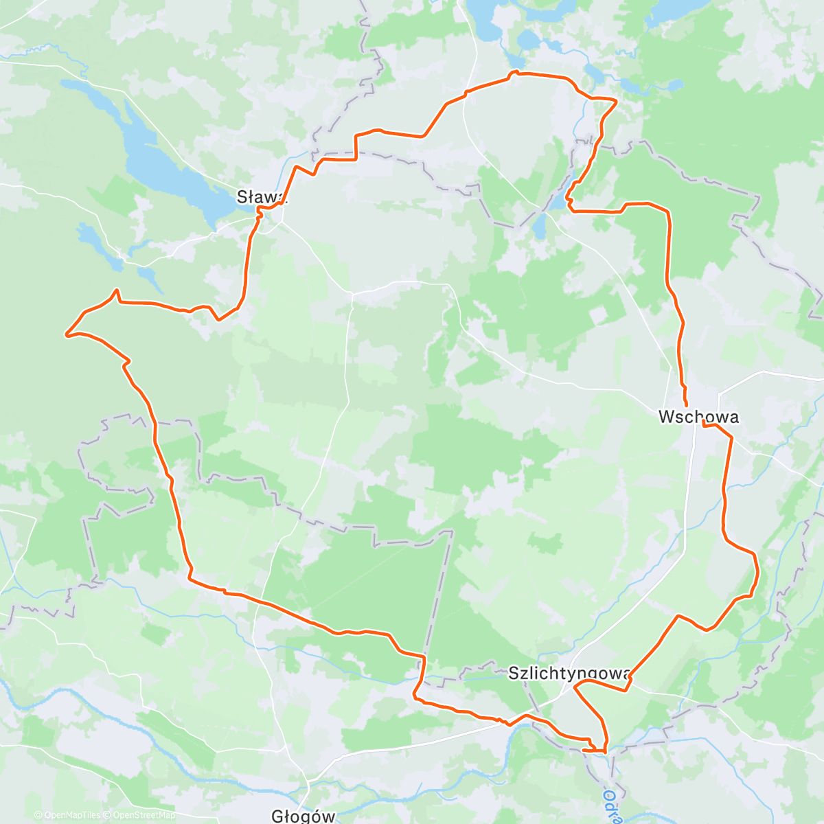Map of the activity, Morning Gravel Ride