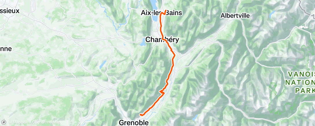 Peta aktivitas, Cyclisme