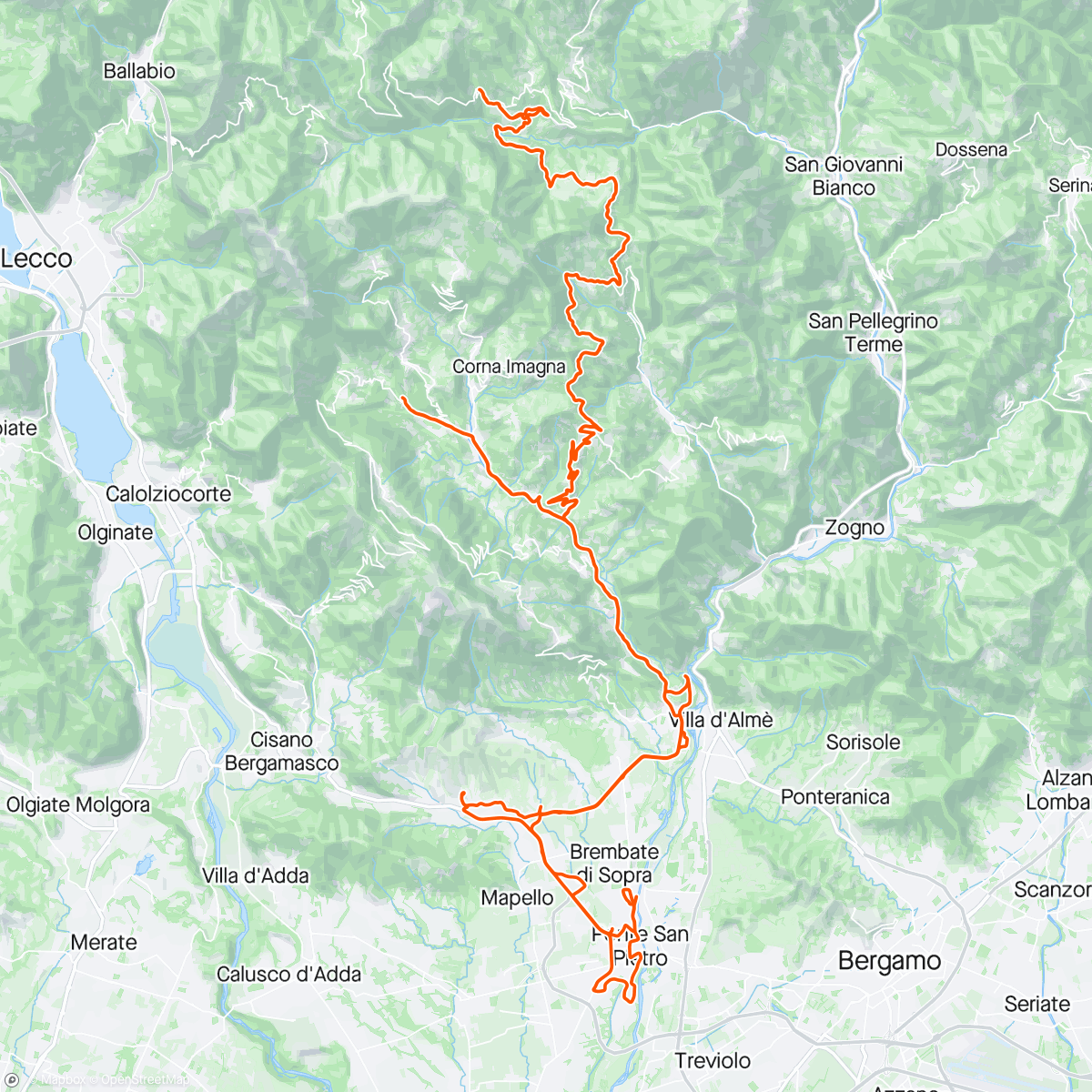 Map of the activity, Vedeseta
via Berbenno,
Blello e Gerosa
⛅🌬️💨💨💨🚵‍♂️🌞