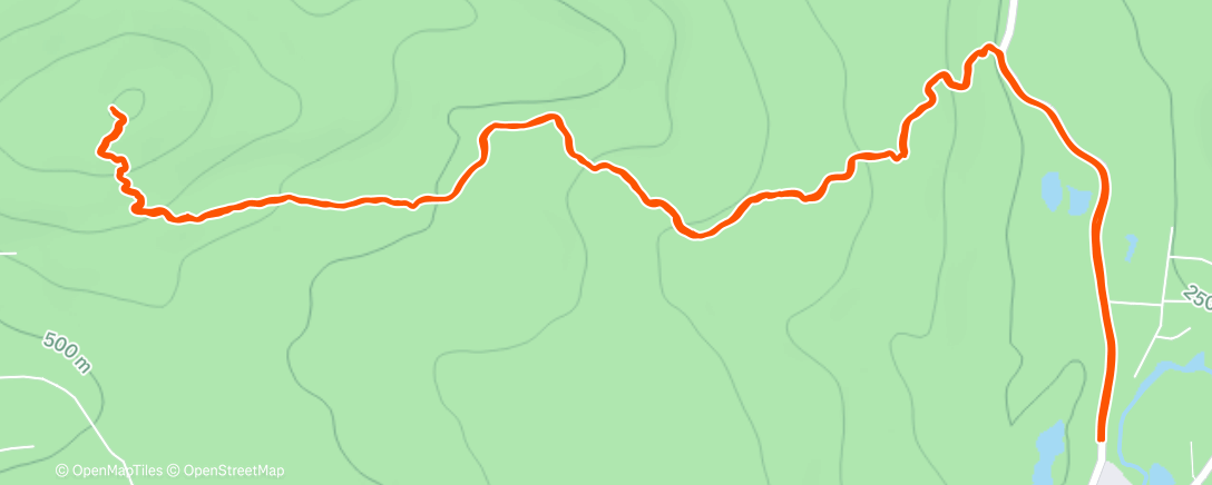 Map of the activity, Une belle découverte en ce 25 décembre 🏃‍♀️🏃🗻🎄