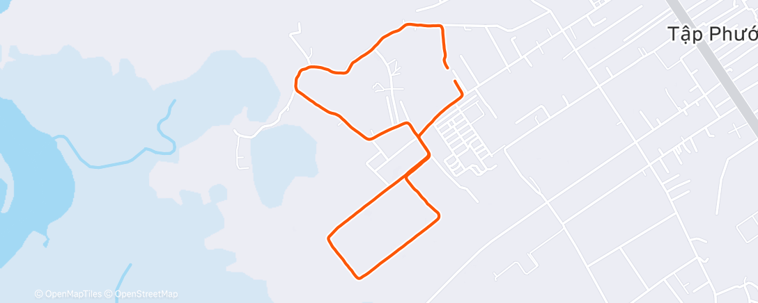 Mappa dell'attività Afternoon Run