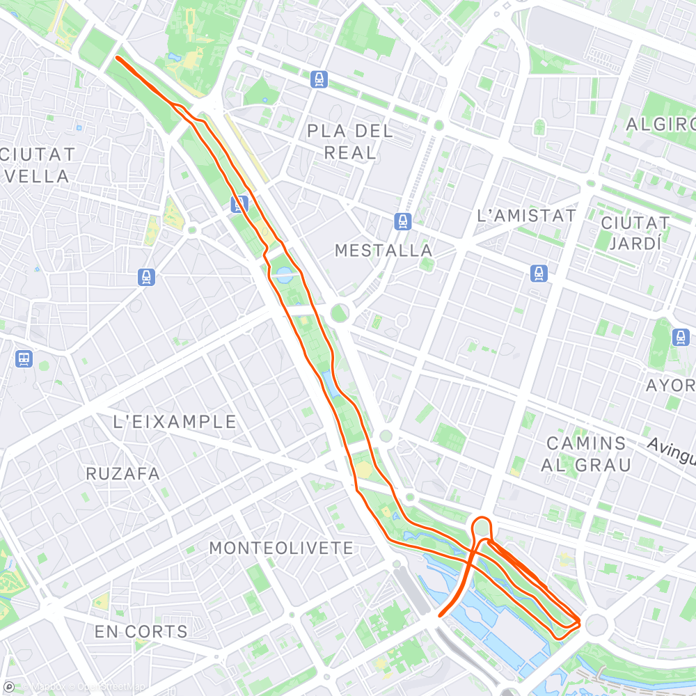 Map of the activity