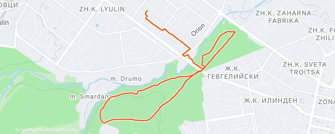 Map of the activity, Тег.