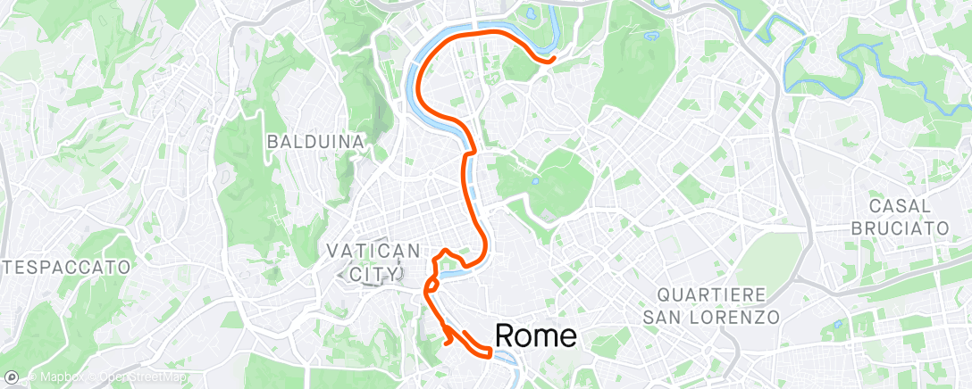 Map of the activity, ROUVY - Rome | Italy