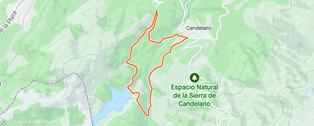 Kaart van de activiteit “Carrera de montaña vespertina”