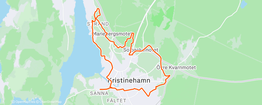 Карта физической активности (Måndagsmilen med Omed, Joel och Andreas)