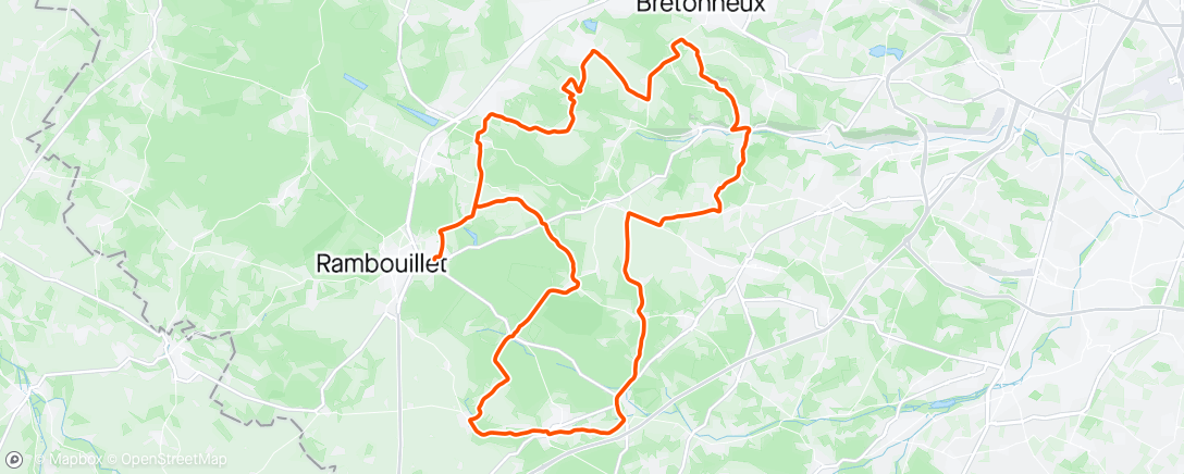 Karte der Aktivität „Sortie vélo le matin”