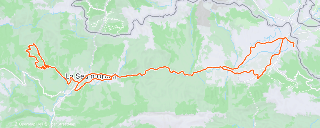 Карта физической активности (Morning Ride)