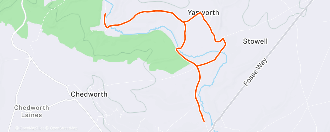 Карта физической активности (Lunch Trail Run)