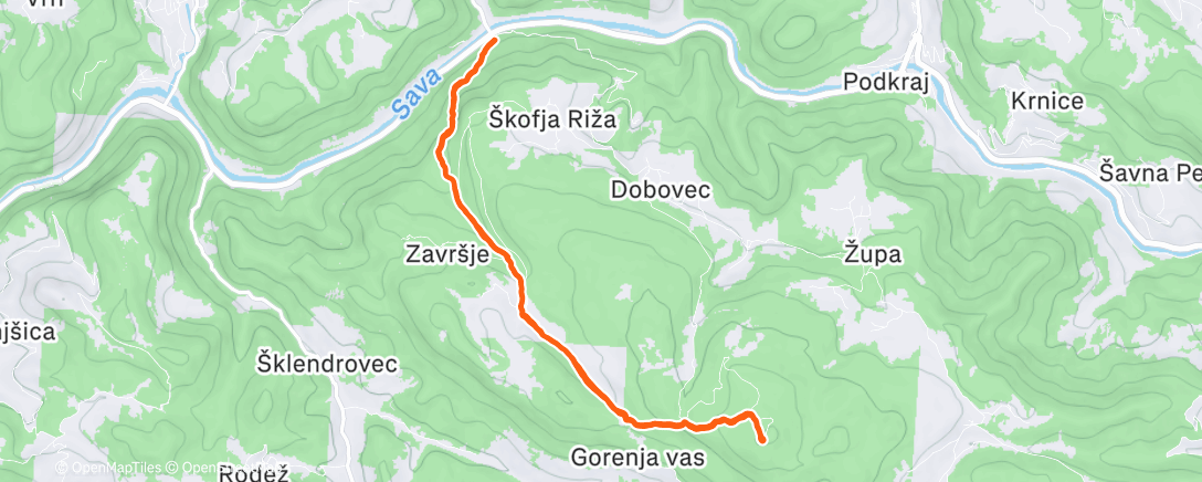 Карта физической активности (Morning Run Kum)