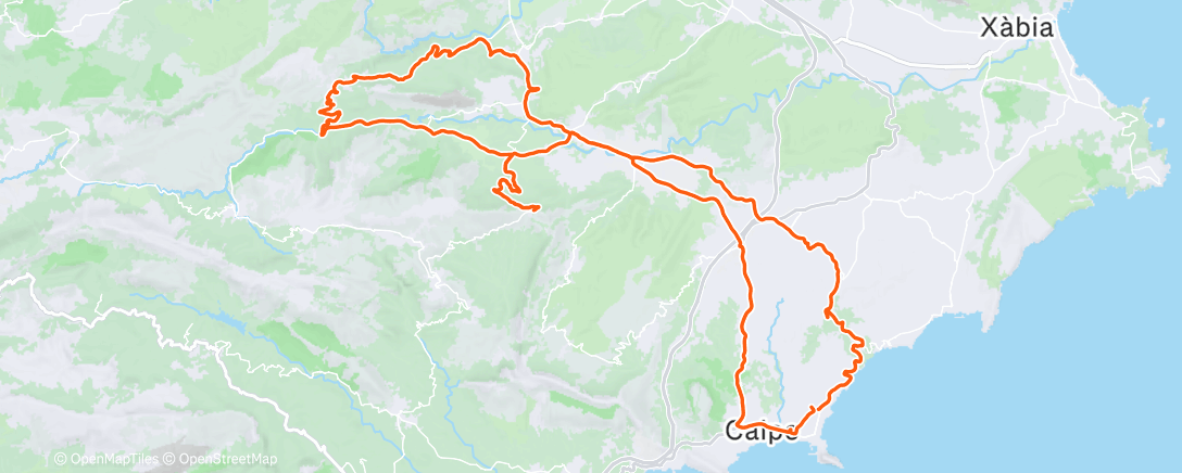 Map of the activity, 22 graden?!