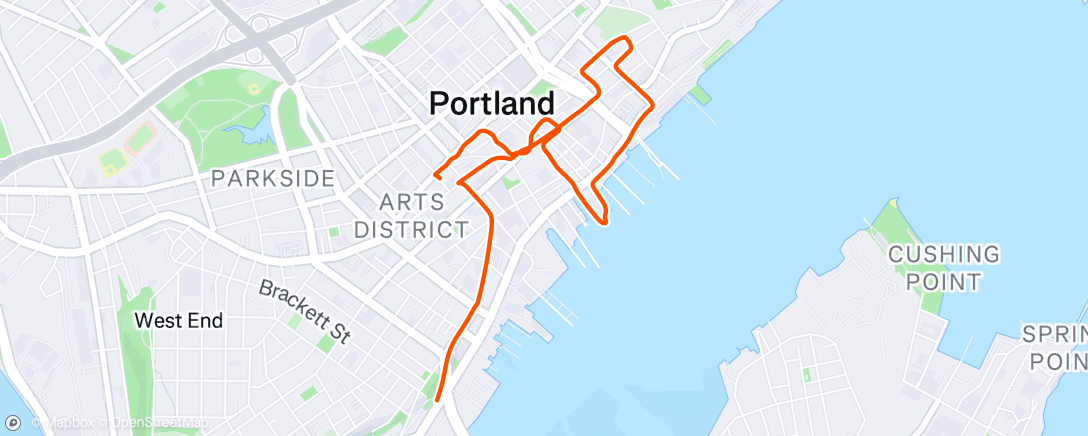 Map of the activity, Memorial Walk