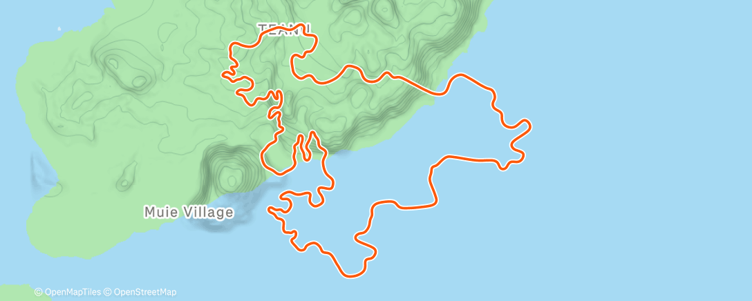 Map of the activity, Shorty