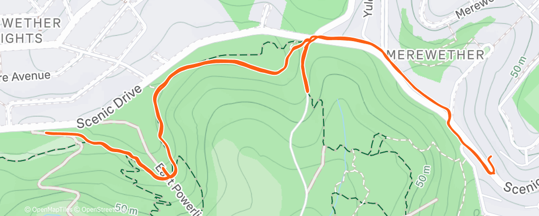 Map of the activity, Future Stars - Trails