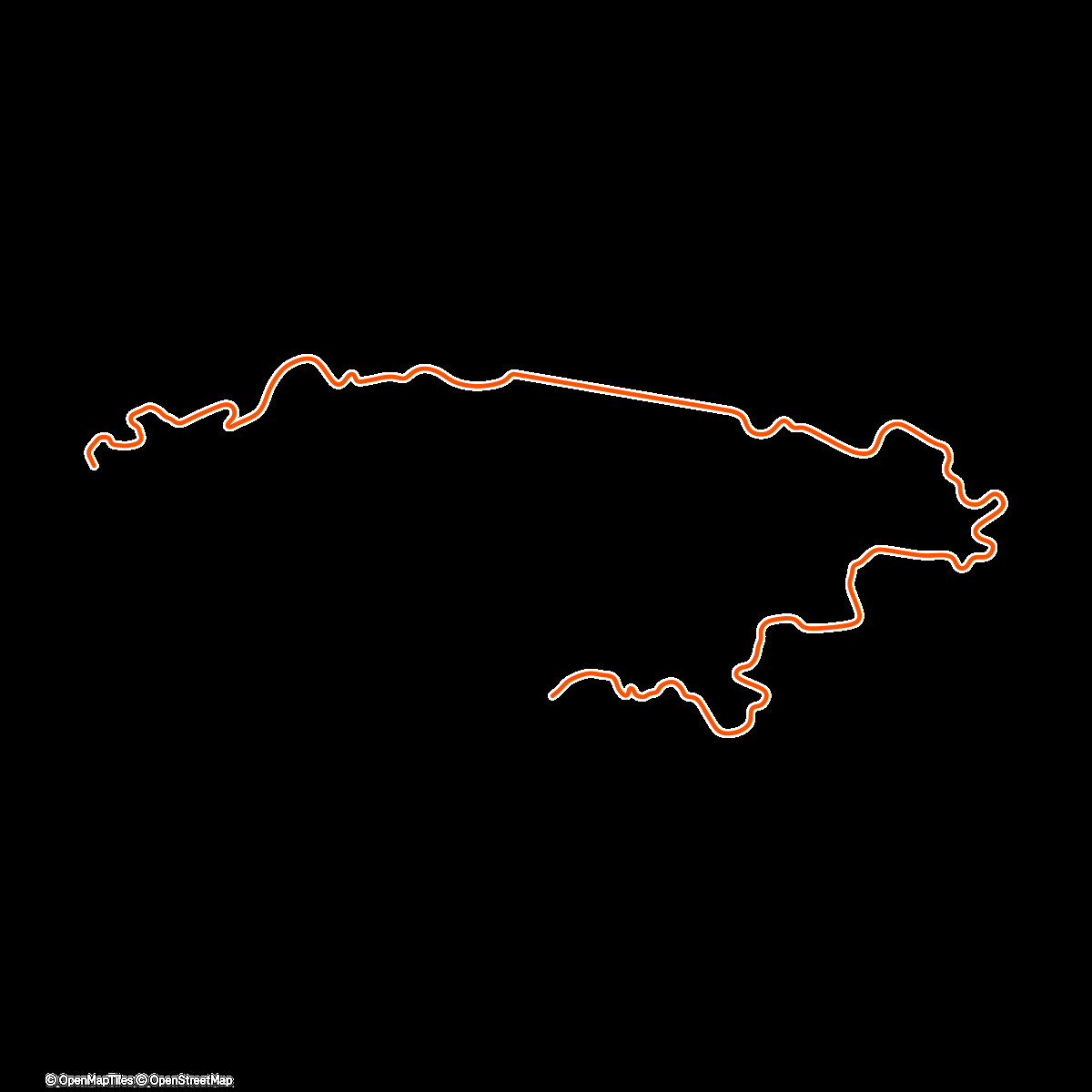 Map of the activity, Zwift - The Big Ring in Watopia