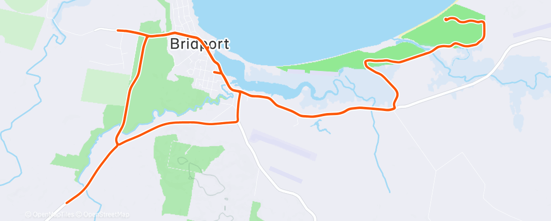 Mapa de la actividad (Morning Ride)