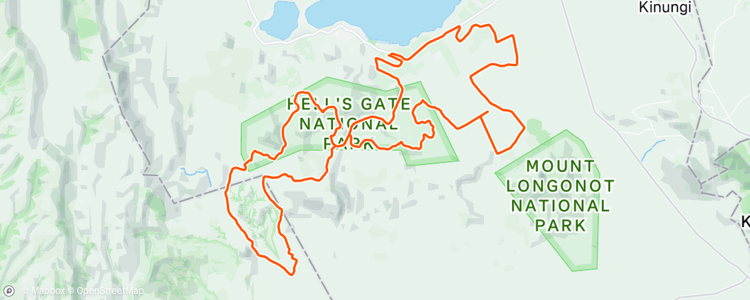 Map of the activity, Morning Ride