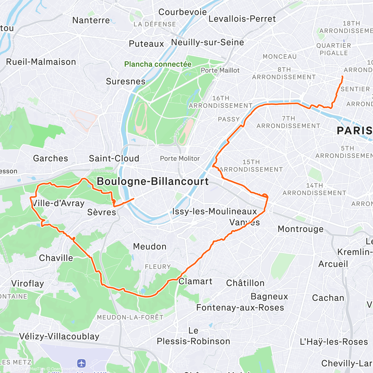 Карта физической активности (La dernière de l'année / The last of the year)