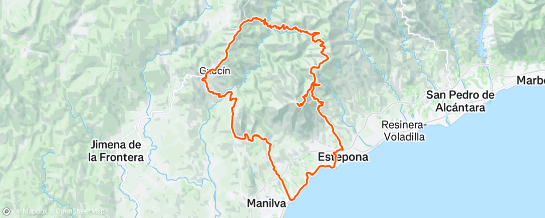 Map of the activity, Morning Ride