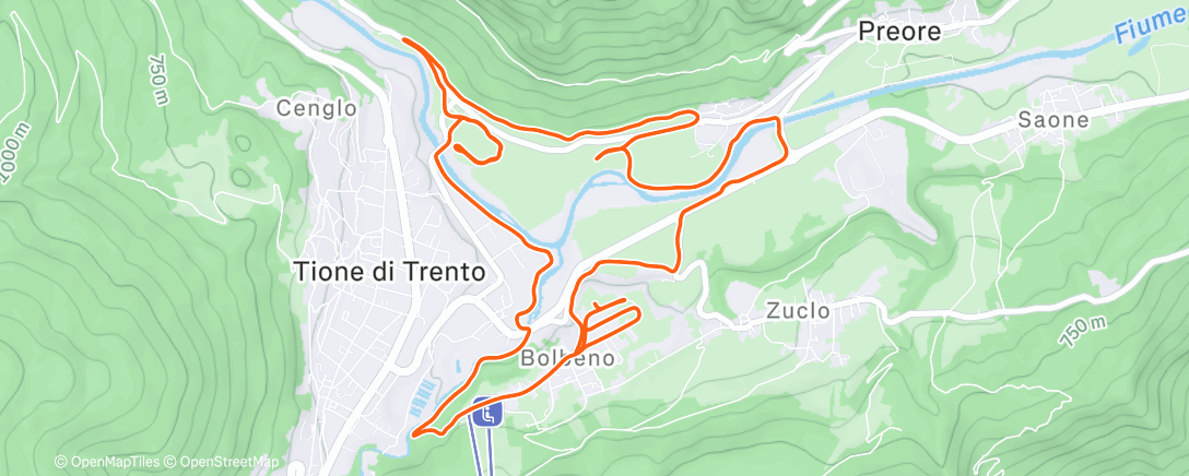 Карта физической активности (Ricominciare da meno di zero ✌️)