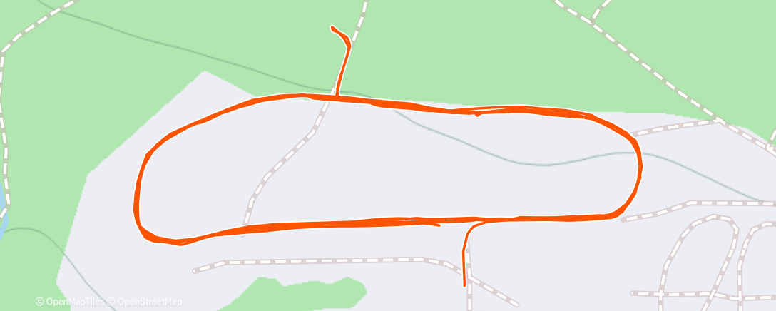 Map of the activity, Северный лыжный заезд (утро)