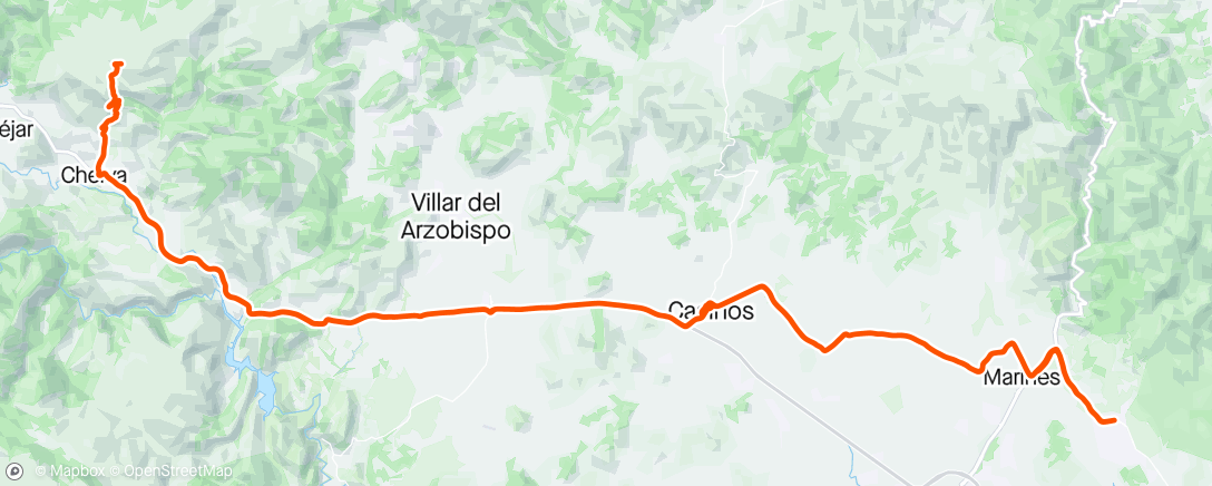 Map of the activity, Pico del remedio