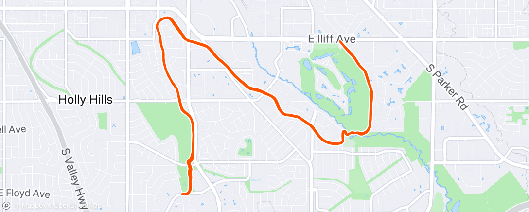 Mapa de la actividad (Lunch Run)