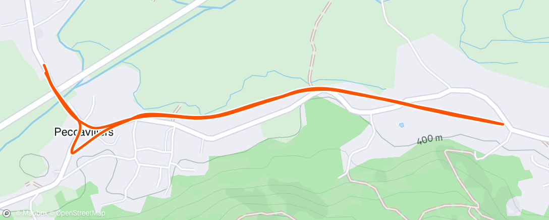 Map of the activity, Vidage de tête avec Justine