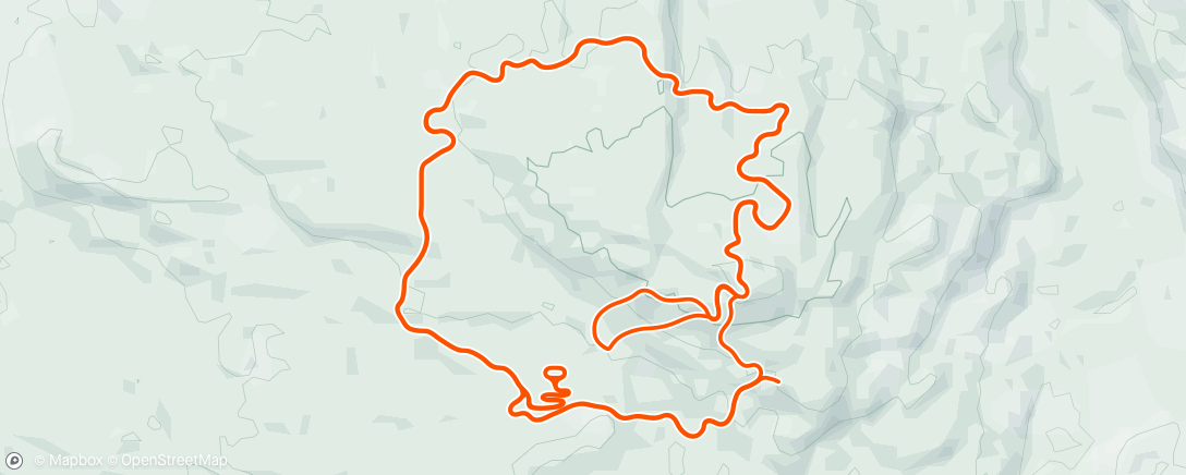 Map of the activity, TrainingPeaks Virtual - Workout: Tempo Intervals - Sample Workout-D13