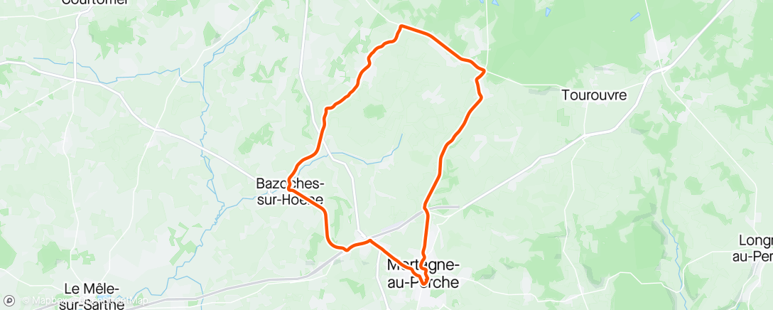Map of the activity, Sortie vélo le matin 🐐