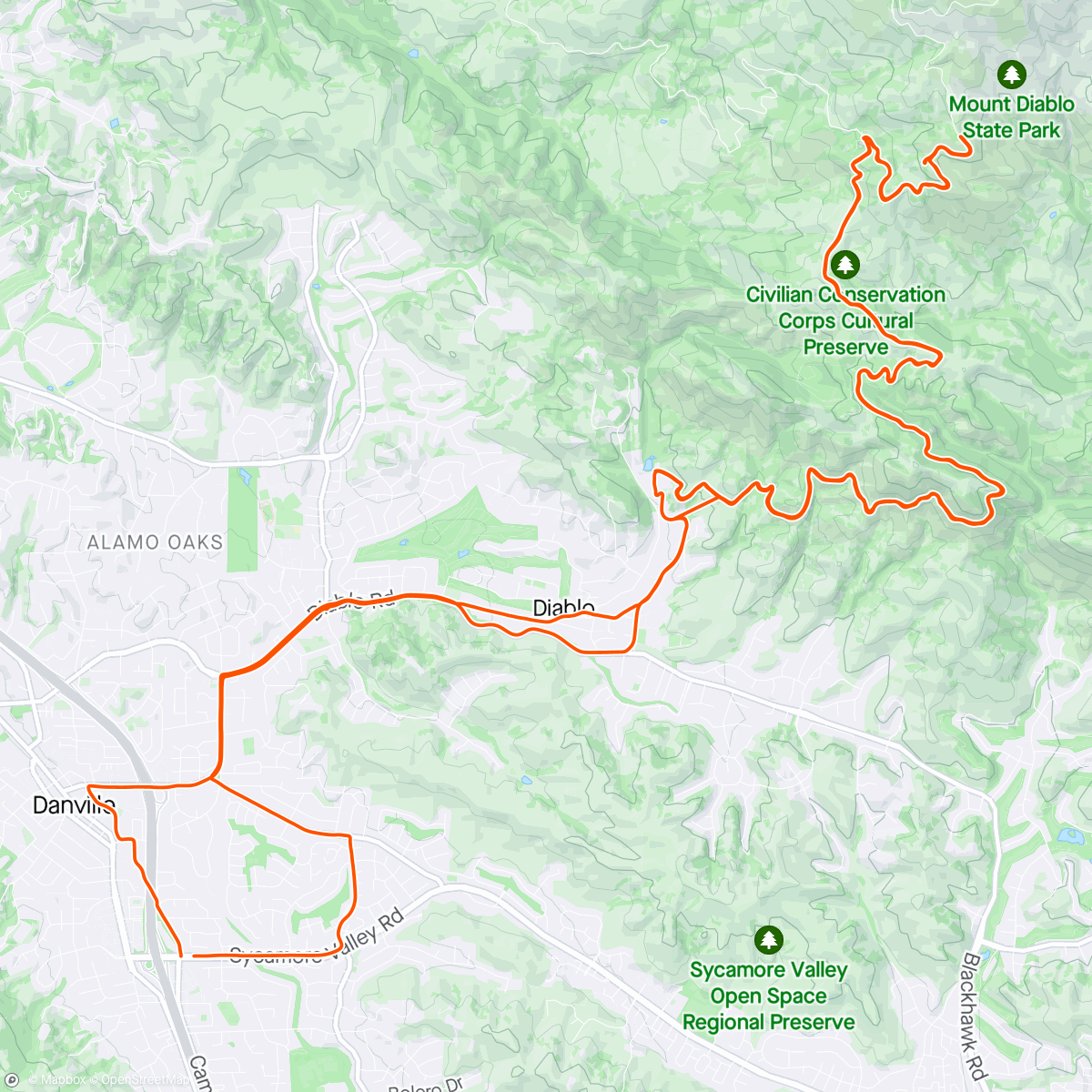 Map of the activity, When it’s windy on the mountain