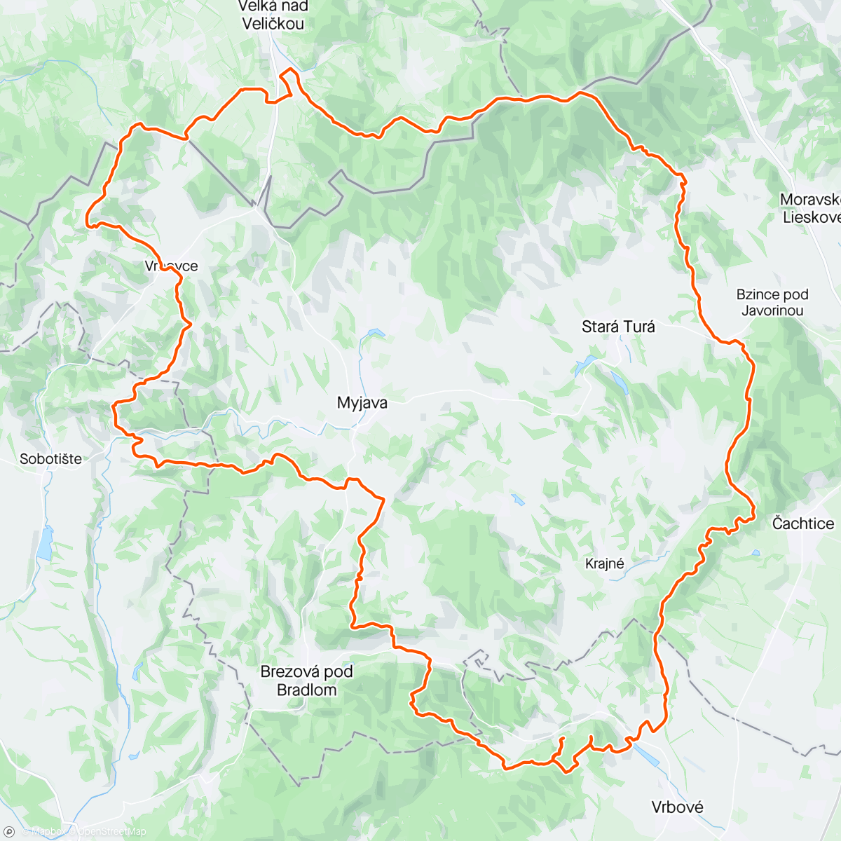 Map of the activity, Lazová 100