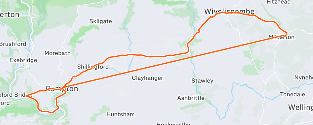 Map of the activity, With Chris on a lovely winter’s ride - the temperature dropped a lot as the afternoon wore on!