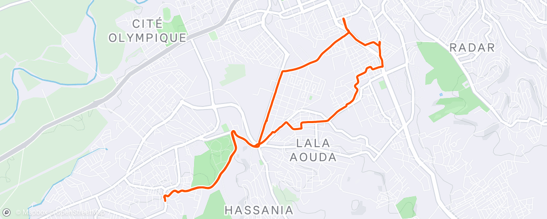 Mappa dell'attività Sortie VTT dans l'après-midi