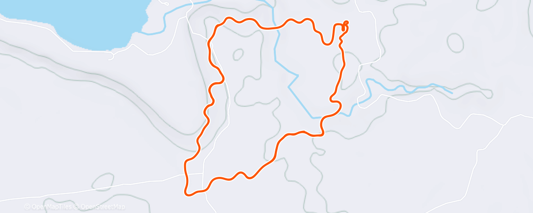 Map of the activity, Afternoon Ride