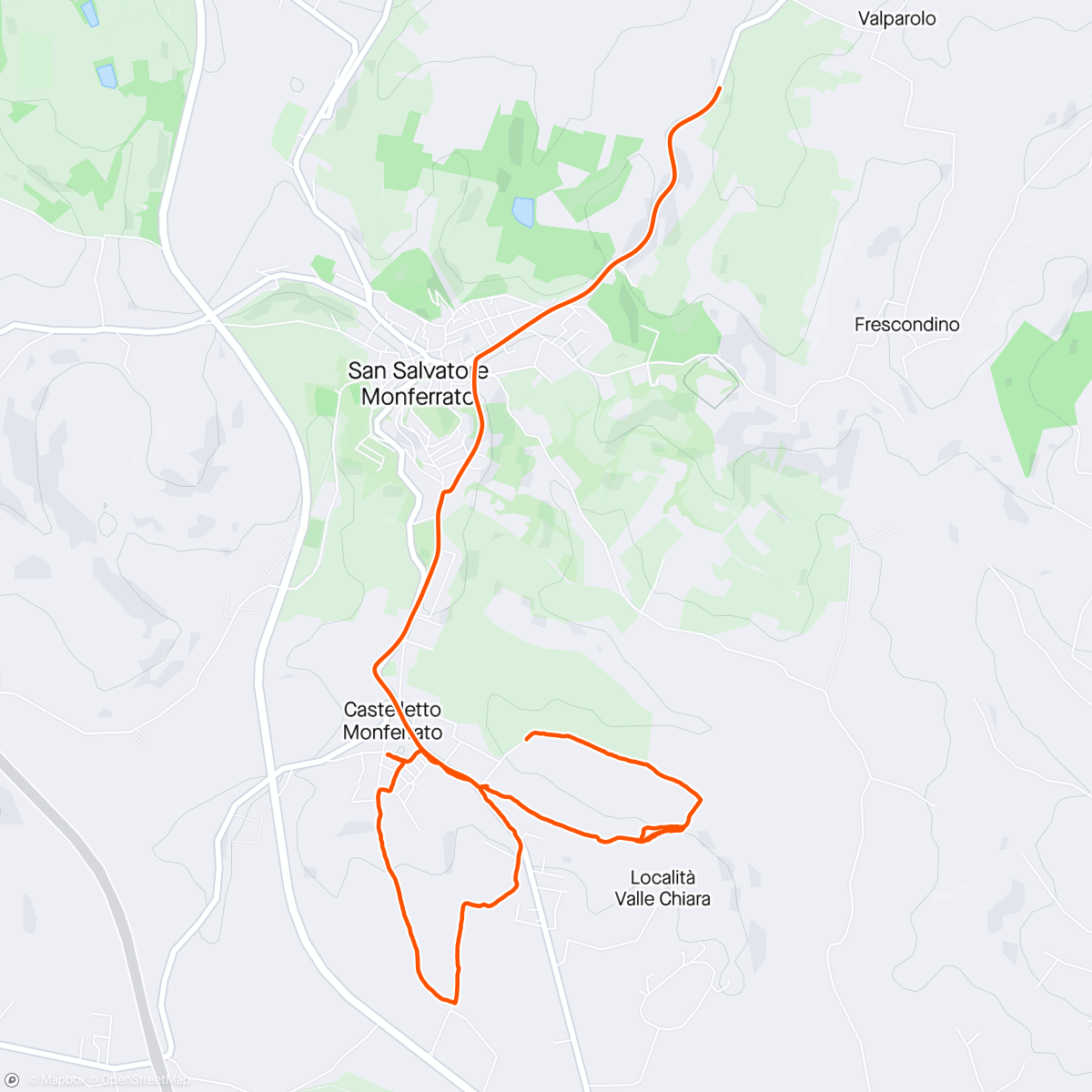 Map of the activity, Sentiero degli Gnomi con Eva