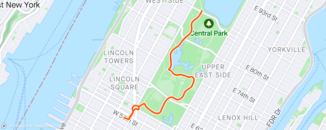 Map of the activity, Birthday miles  🥳
