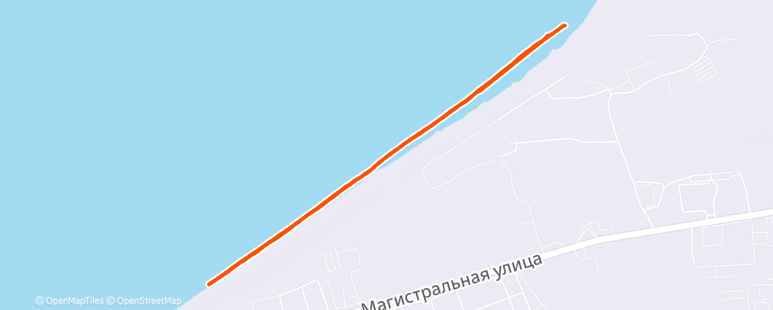 Map of the activity, Северный лыжный заезд (после обеда)